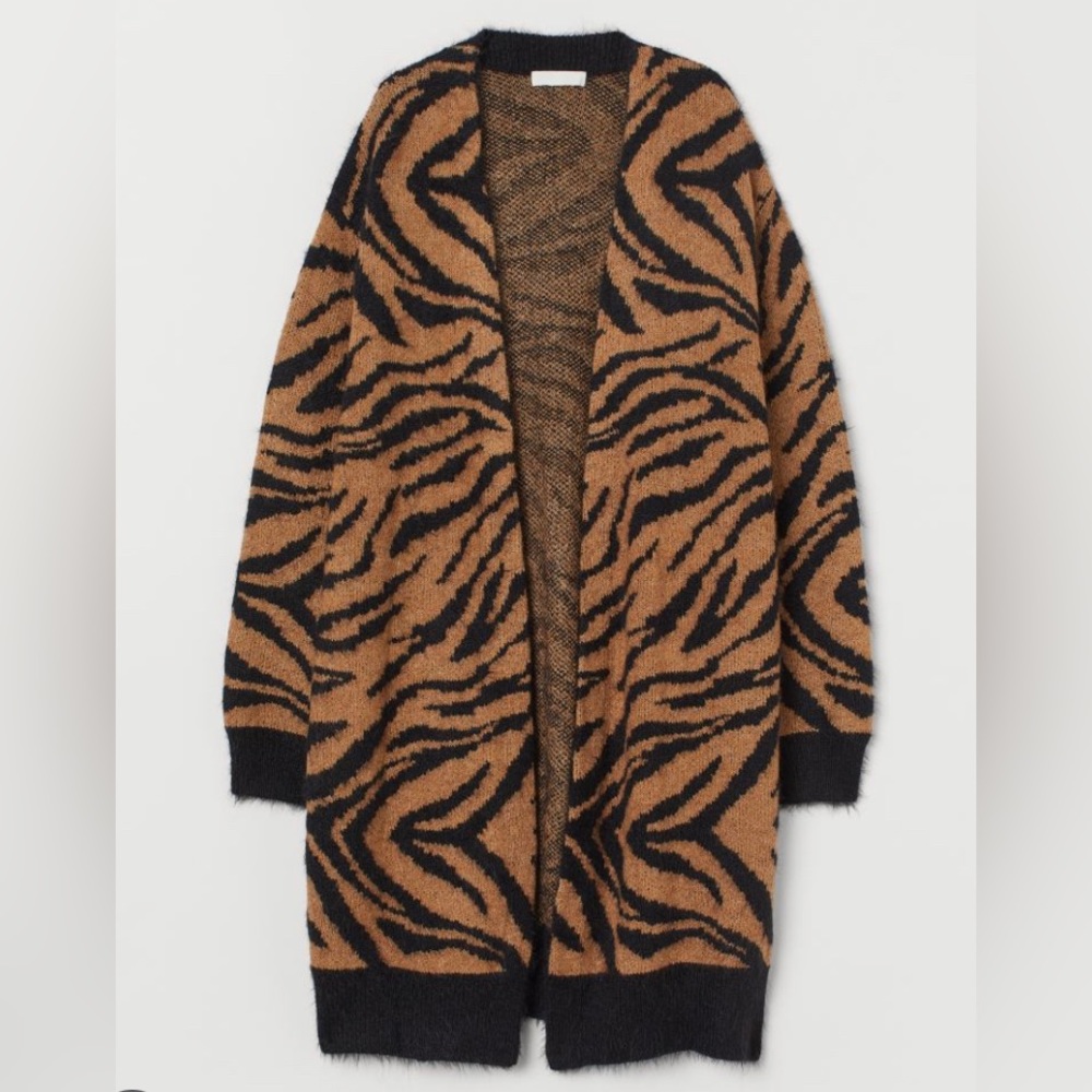 H&M Jacquard-Knit Cardigan